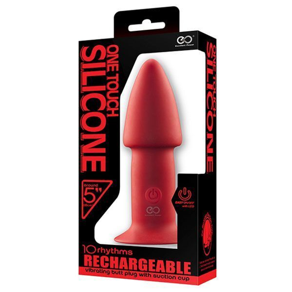 Анальный вибратор 5INCH RECHARGEABLE BUTTPLUG - 12,7 см