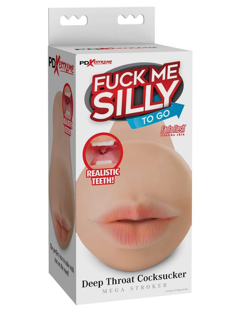 Телесный мастурбатор-ротик deep throat cocksucker
