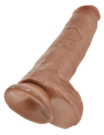 Реалистичный фаллоимитатор на присоске 11 cock with balls