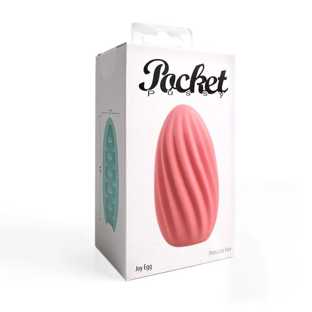 Реалистичный мягкий мастурбатор с вибрацией PassionJoy Egg