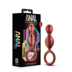 Анальная виброёлочка triplet anal beads - 14 см.