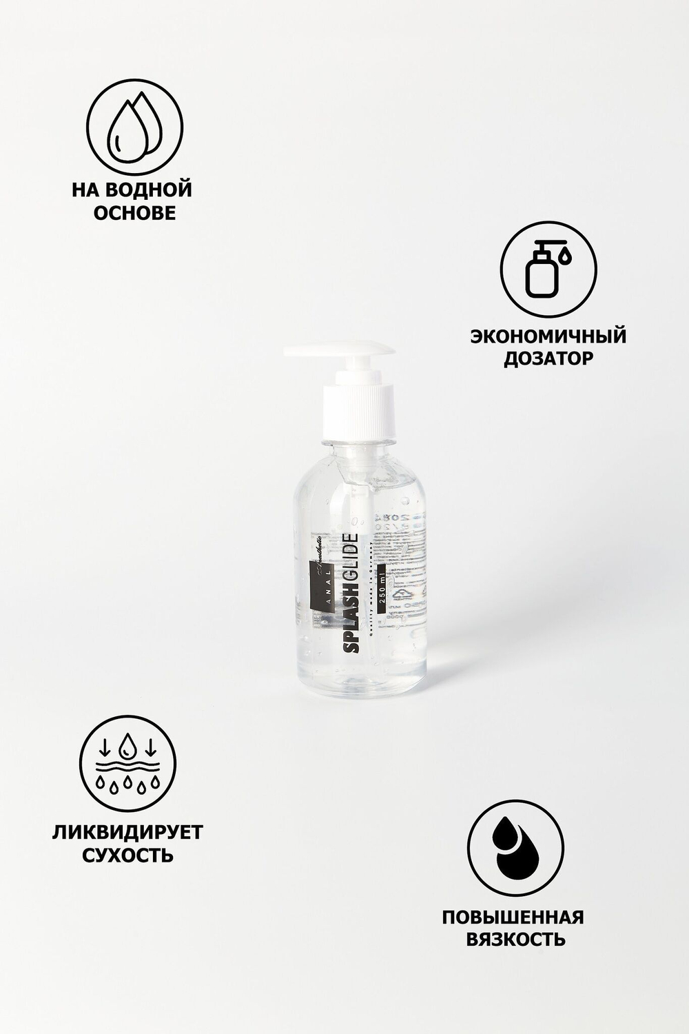 Анальный лубрикант на водной основе Splashglide Anal Anesthetic