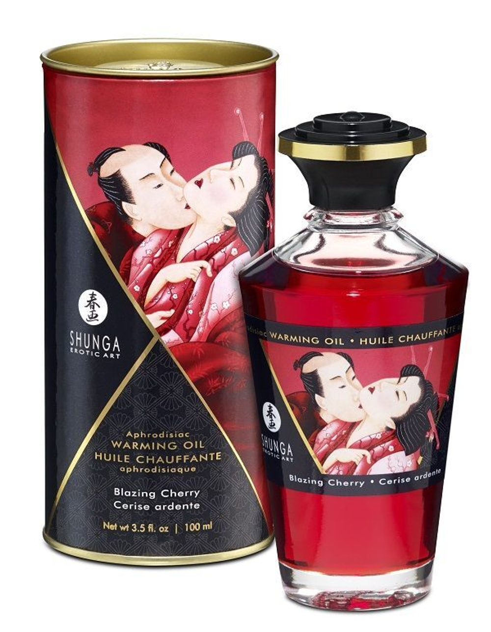 Массажное интимное масло shunga с ароматом - 100 мл.