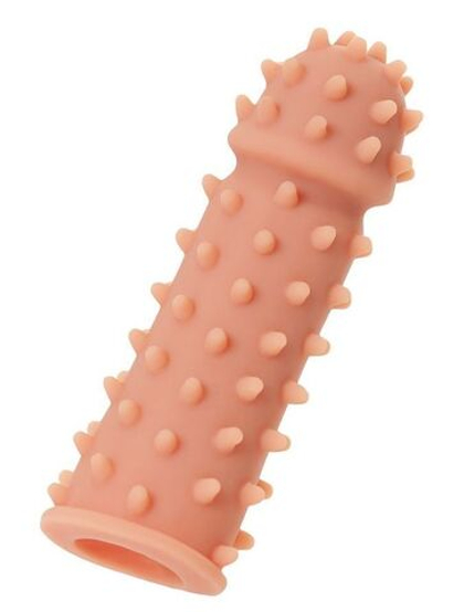 Насадка на фаллос с шипами и бугорками extreme sleeve 003 m-size - 14,7 см.