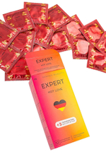 Презервативы EXPERT Hot Love с разогревающим эффектом - 12 шт.(+3 в подарок)