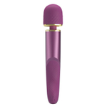 Фиолетовый вибромассажер power wand - 24 см.
