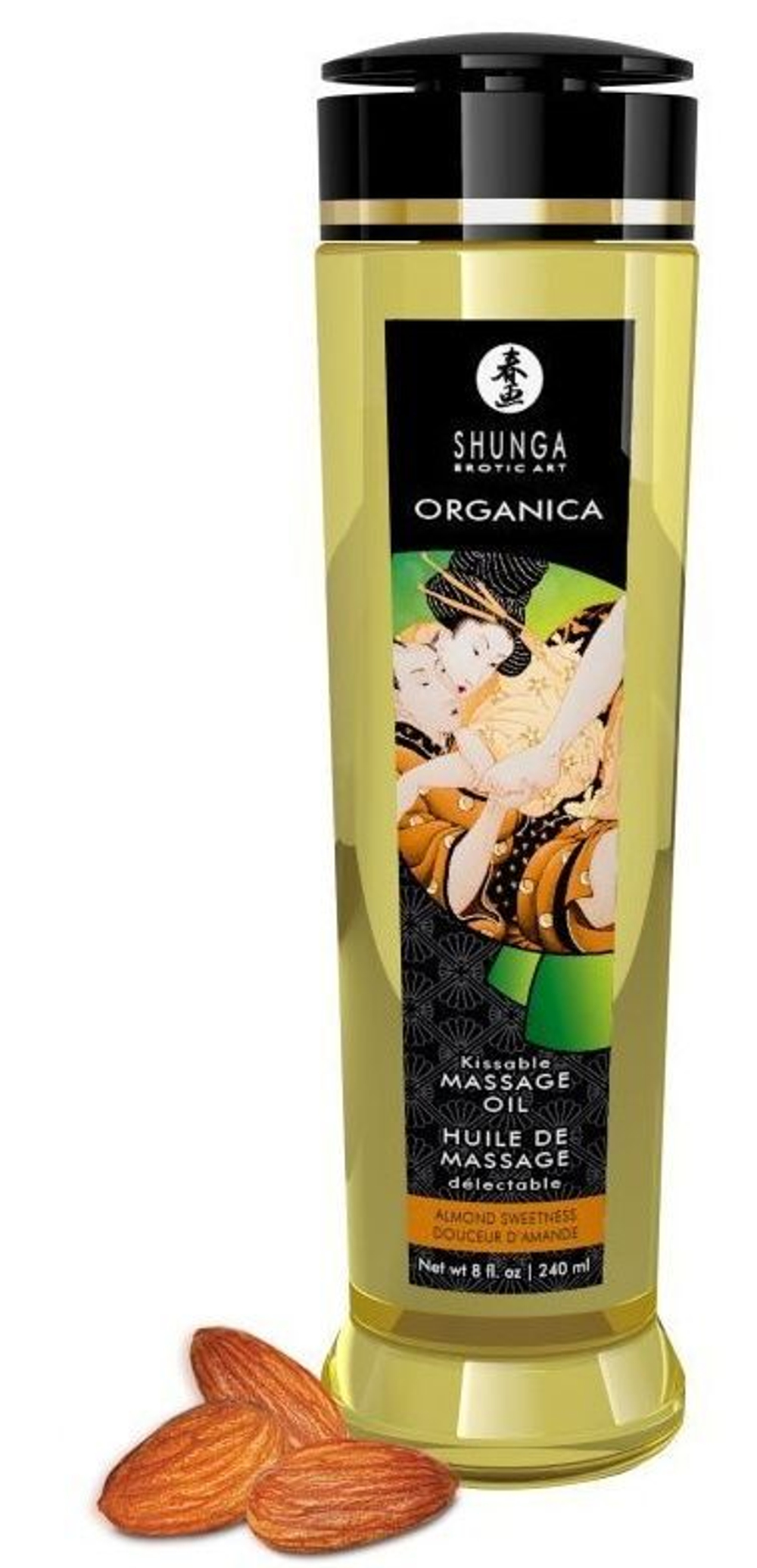 Массажное масло shunga с ароматом - 240 мл.