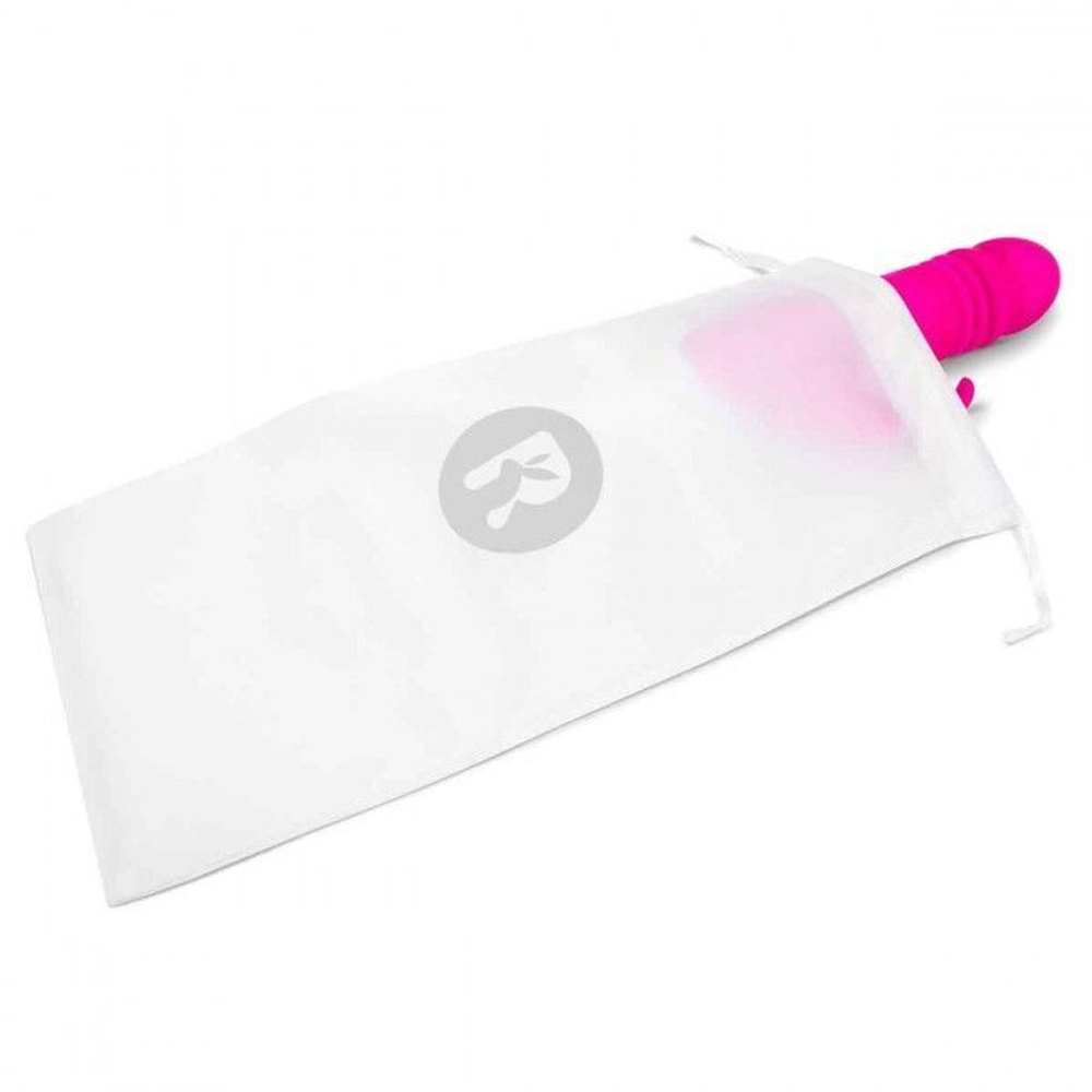 Пульсирующий вибромассажер G-Spot Thrusting Rabbit - 24 см.