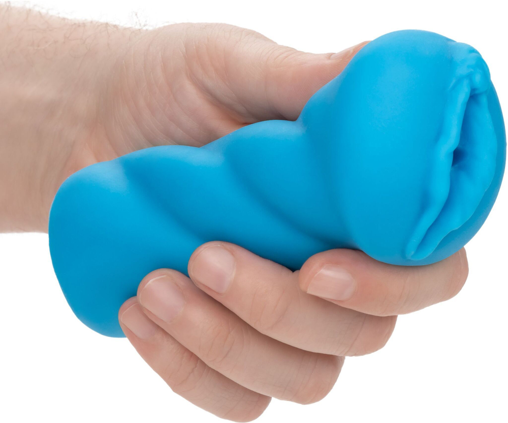 Мягкий реалистичный мастурбатор с вагиной Blue-Bunny