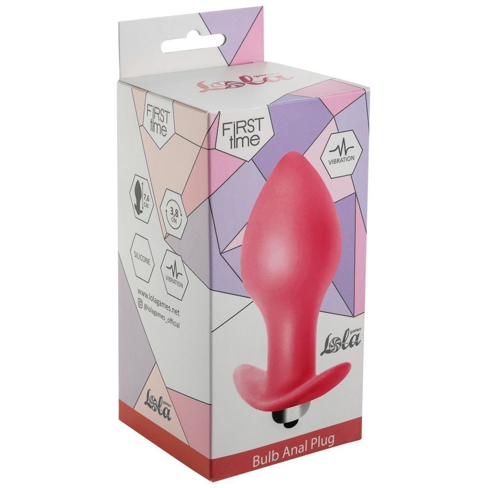 Анальная вибропробка Bulb Anal Plug - 10 см.