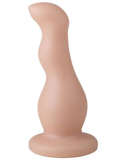 Стимулятор простаты с изгибами - 13,5 см.