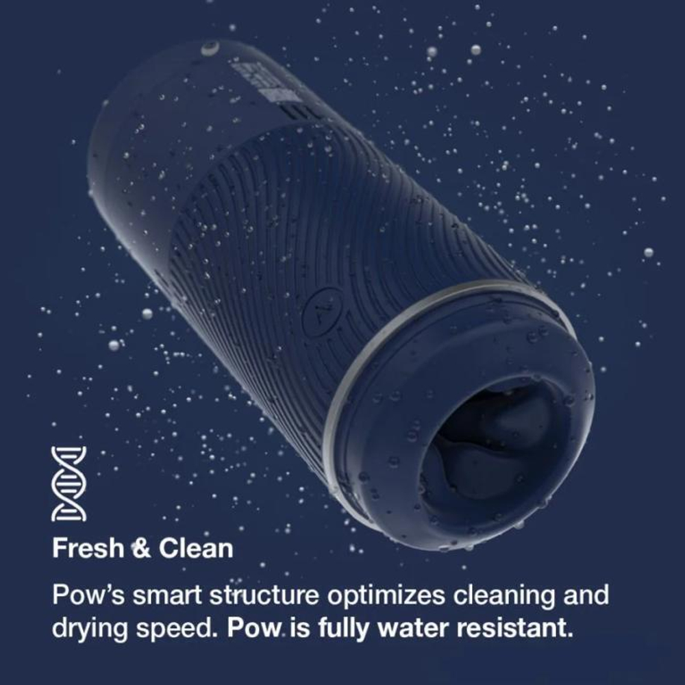 Нереалистичный мастурбатор с эффектом всасывания Pow Stroker
