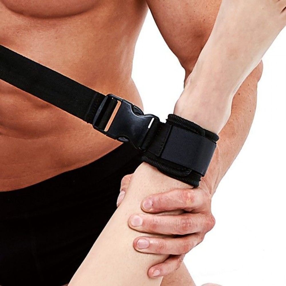 Черные фиксаторы для рук или ног g-spot pal