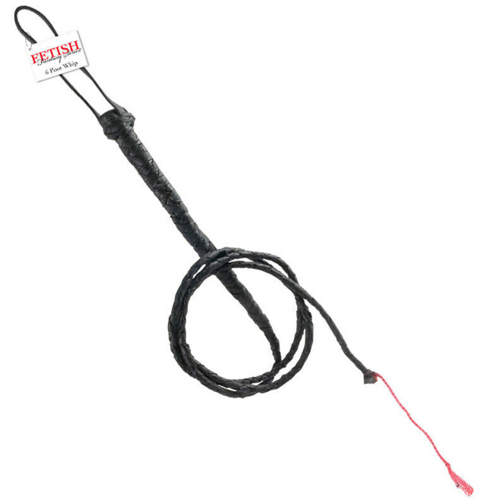 Черный кнут black 6 foot whip - 183 см.