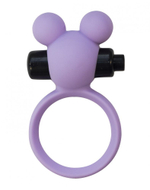 Сиреневое эрекционное виброколечко emotions minnie