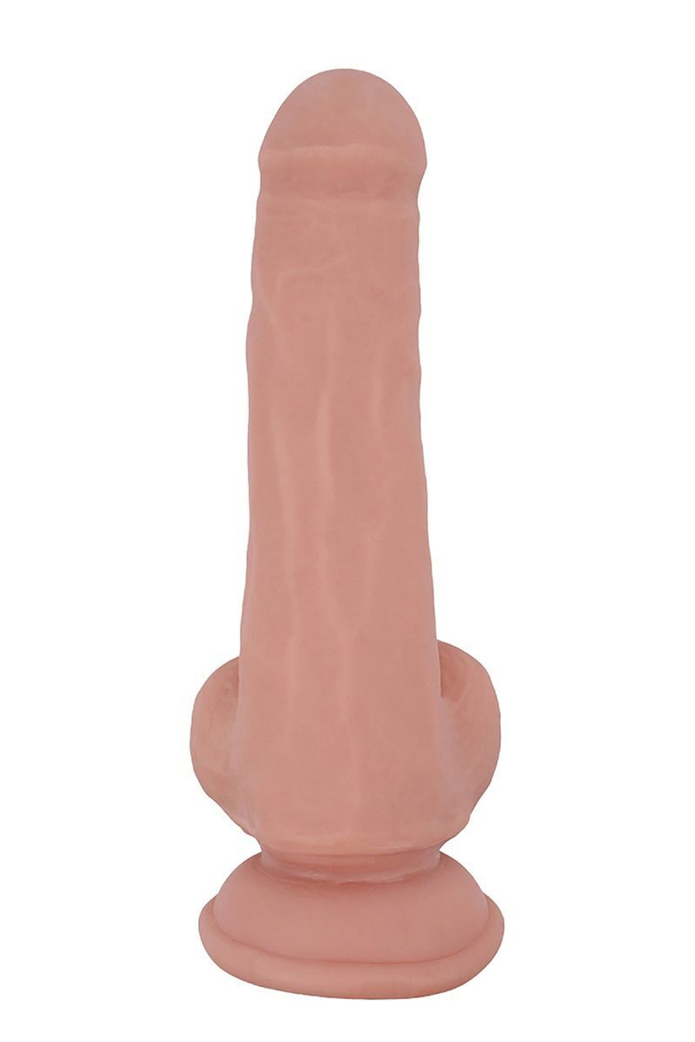 Телесный фаллоимитатор-реалистик dual density dildo - 20 см.